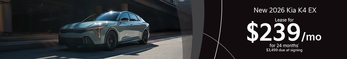 New 2025 Kia K4 EX