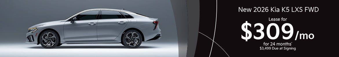 New 2026 Kia K5 LXS FWD
